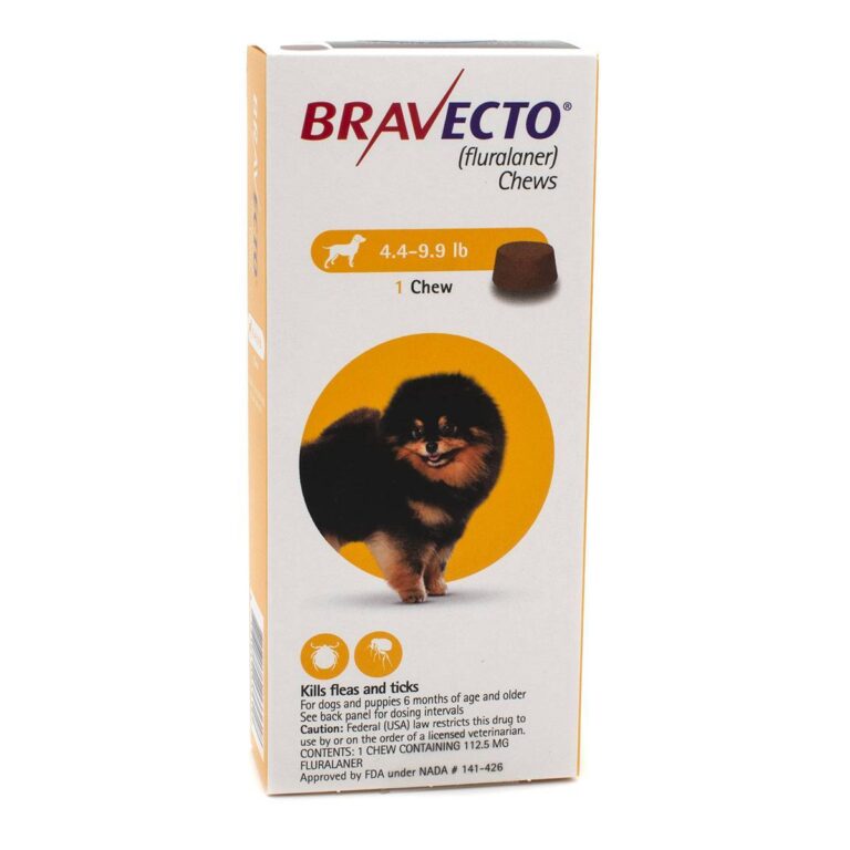 Bravecto Chew for Dogs: 4.4-9.9lbs - Complete Pet Care Animal Hospital.